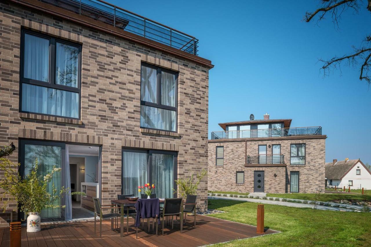 Villa Lotsenhaeuser Ruegen - Luxus Ferienhaus - 3 Schlafzimmer - Sauna - Dachterrasse Mit Boddenblick Breege Eksteriør bilde