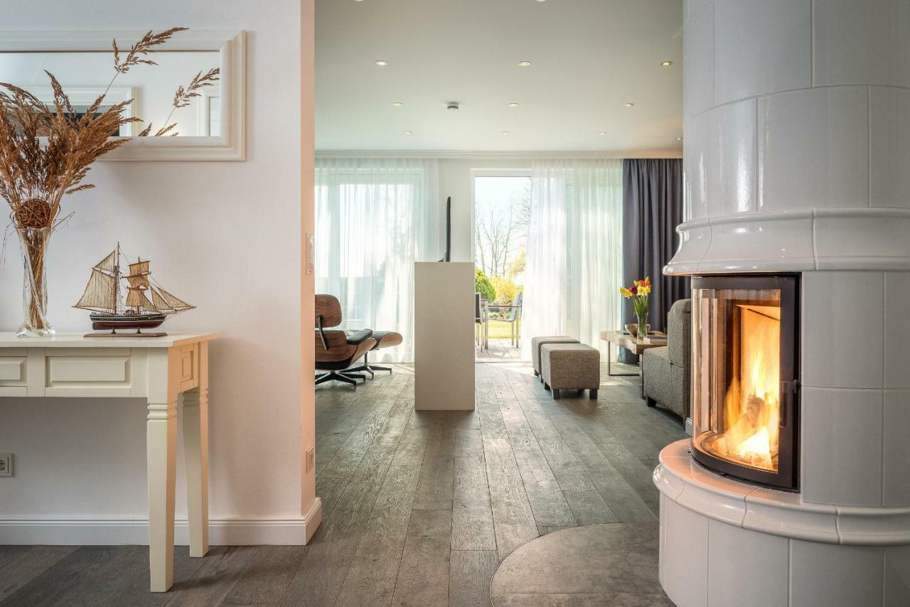 Villa Lotsenhaeuser Ruegen - Luxus Ferienhaus - 3 Schlafzimmer - Sauna - Dachterrasse Mit Boddenblick Breege Eksteriør bilde